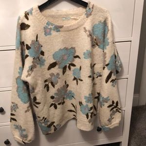 Kimchi Blue floral print sweater